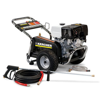 Karcher's commercial grade hot and cold water high pressure washers remove  grease, grime, dirt and reduce germs